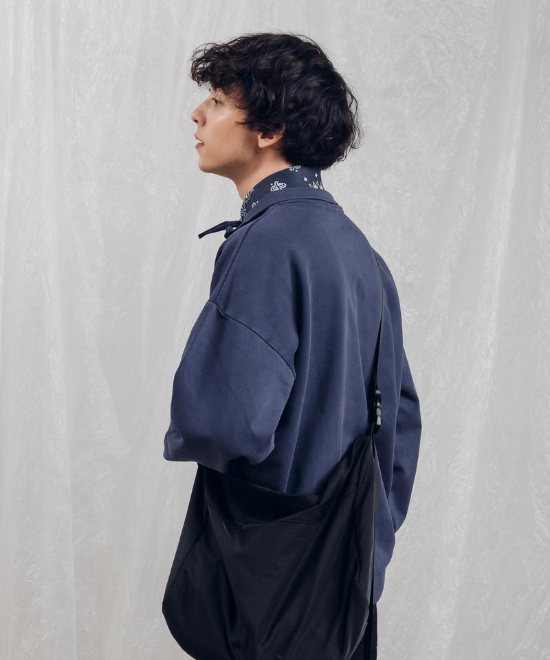 【一部予約商品】HALF ZIP PIGMENT SWEAT ※12月下旬予定