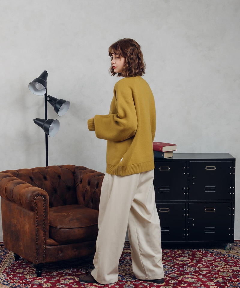 【予約商品】RAGLAN SLEEVE FINGER HOLE KNIT ※12月下旬予定