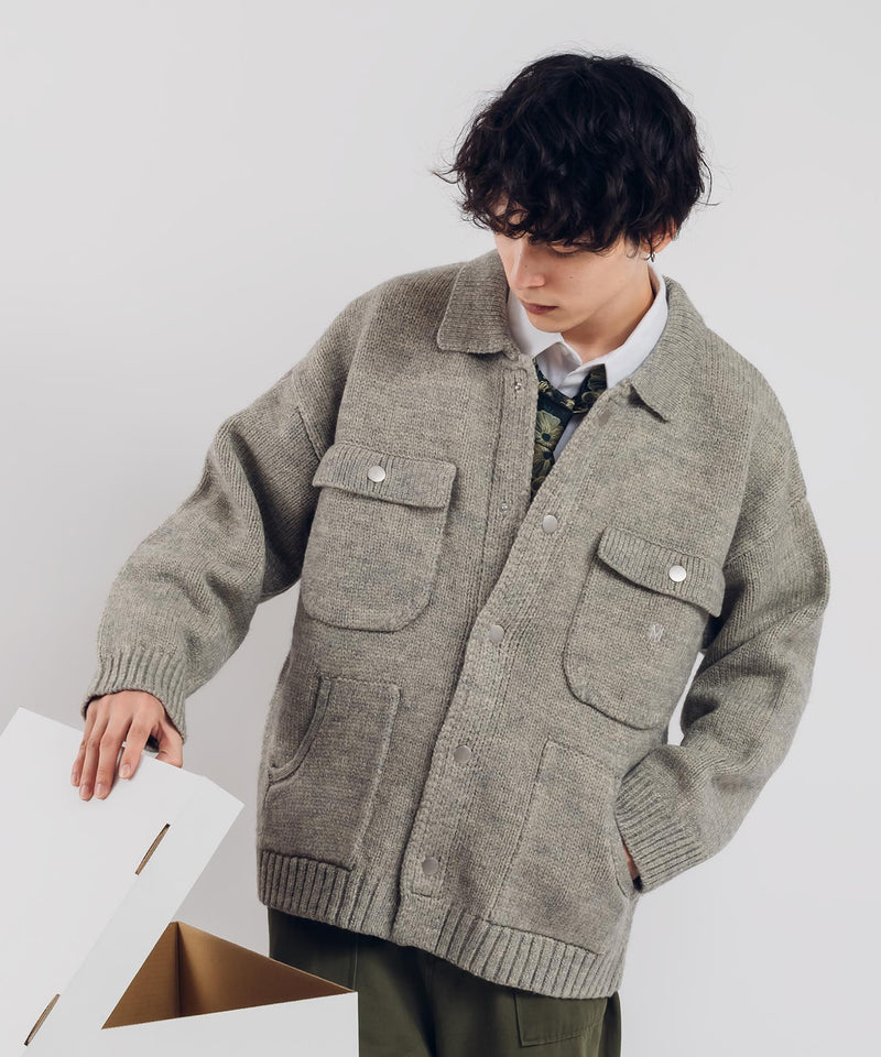 POCKET KNIT JACKET