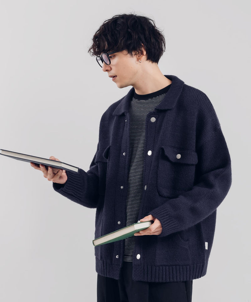 POCKET KNIT JACKET