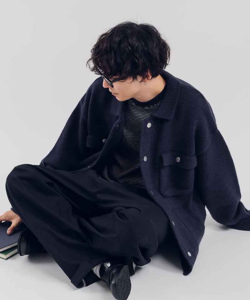 POCKET KNIT JACKET