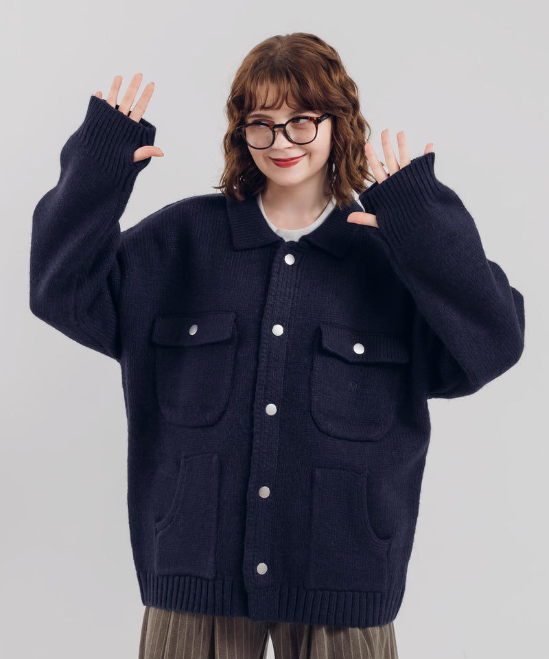 POCKET KNIT JACKET