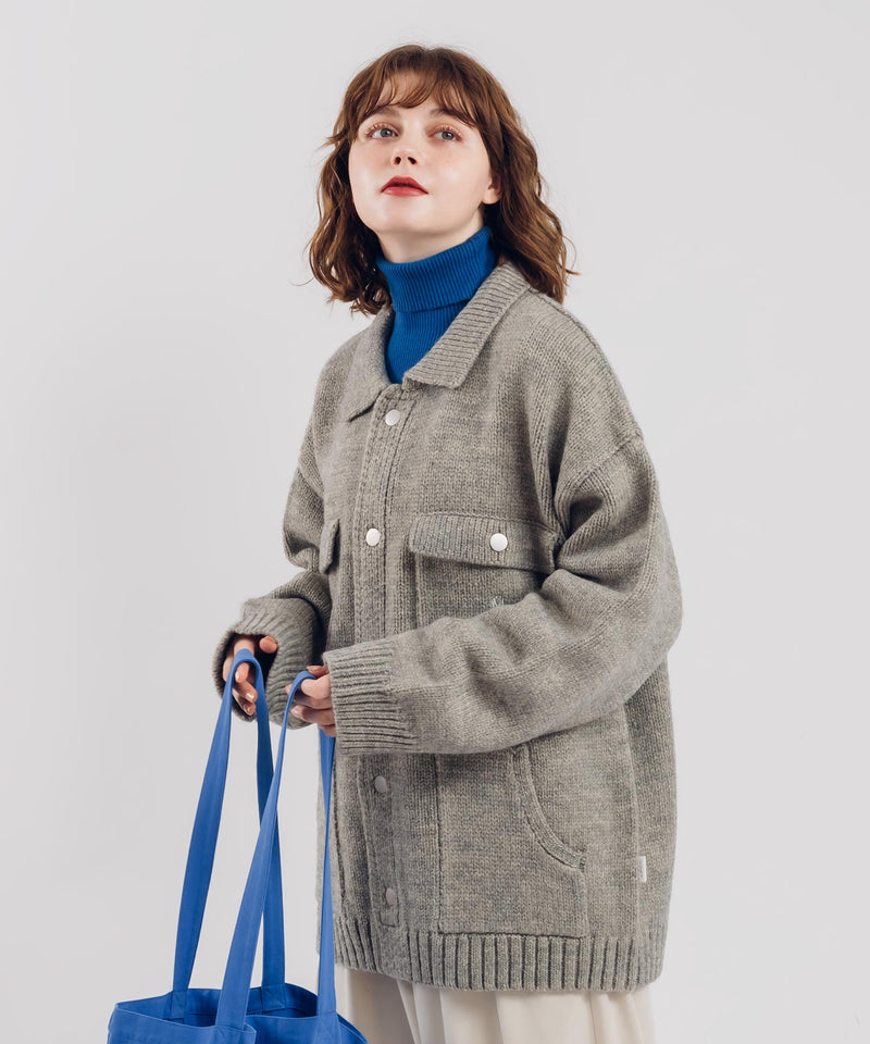 POCKET KNIT JACKET