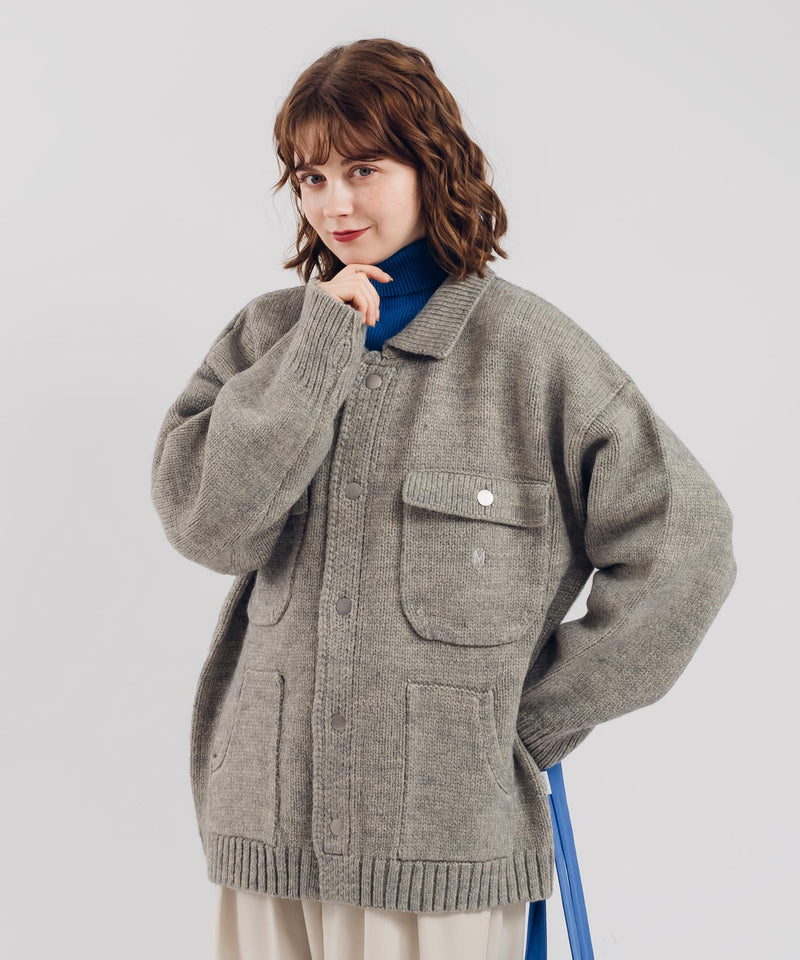 POCKET KNIT JACKET