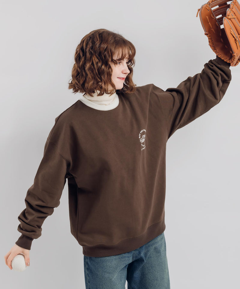 CIRCLE PRINT SWEAT