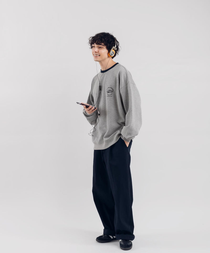 CIRCLE PRINT SWEAT