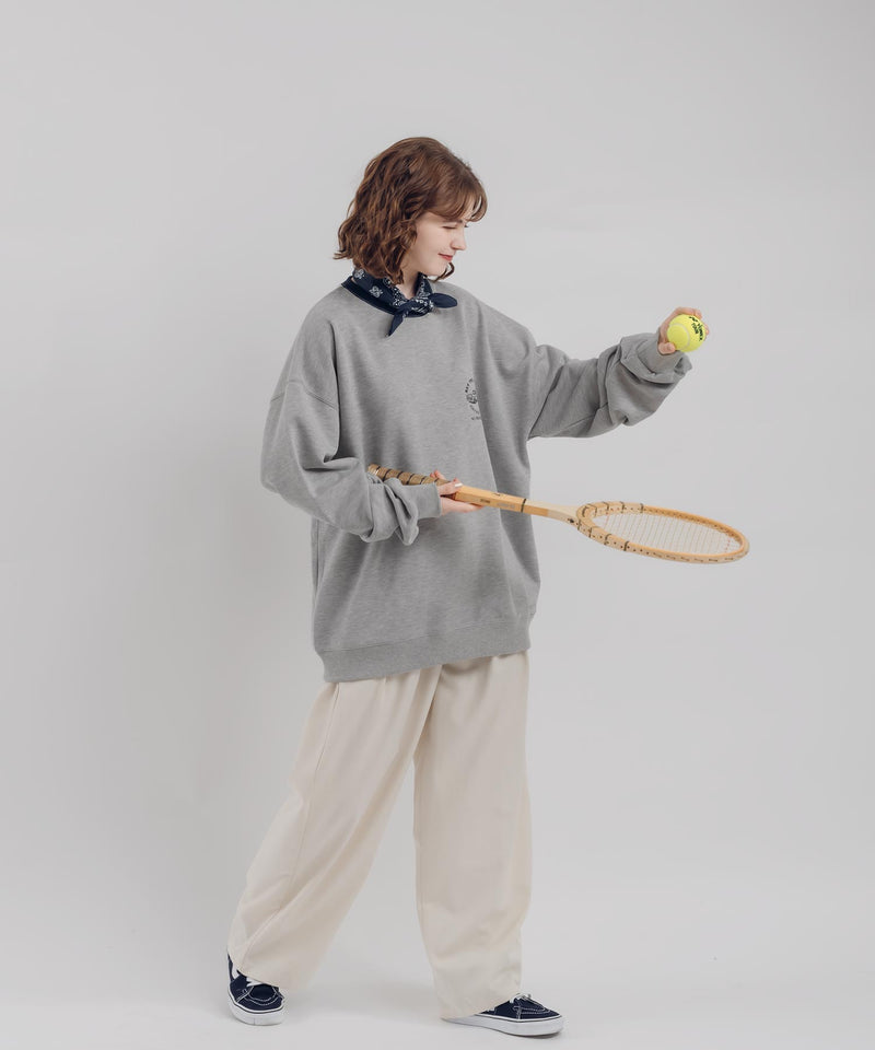 CIRCLE PRINT SWEAT