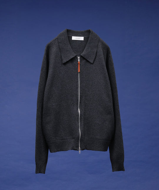 【selleglant｜セレグランテ】HIGHGAGE ZIP KNIT SHIRT/ハイゲージジップニットシャツ