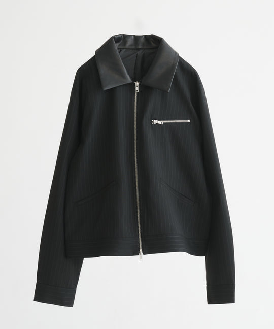 【selleglant｜セレグランテ】2WAY DOUBLE ZIP STRIPE JACKET/2WAYダブルジップストライプジャケット