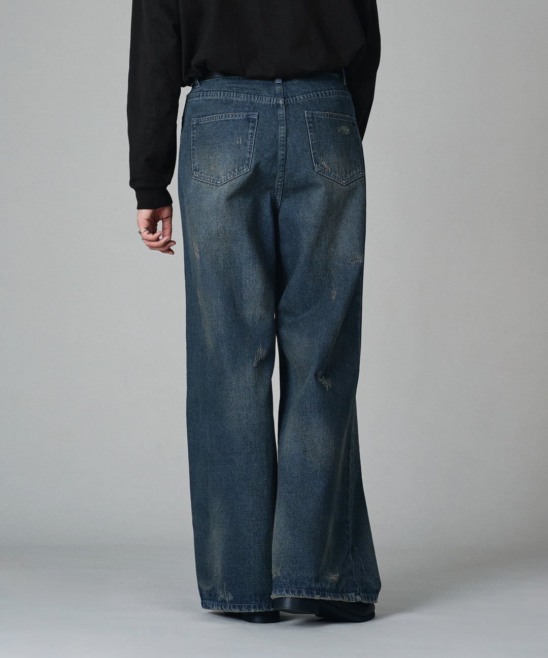 selleglant｜セレグランテ】VINTAGE LIKE WIDE DENIM PANTS