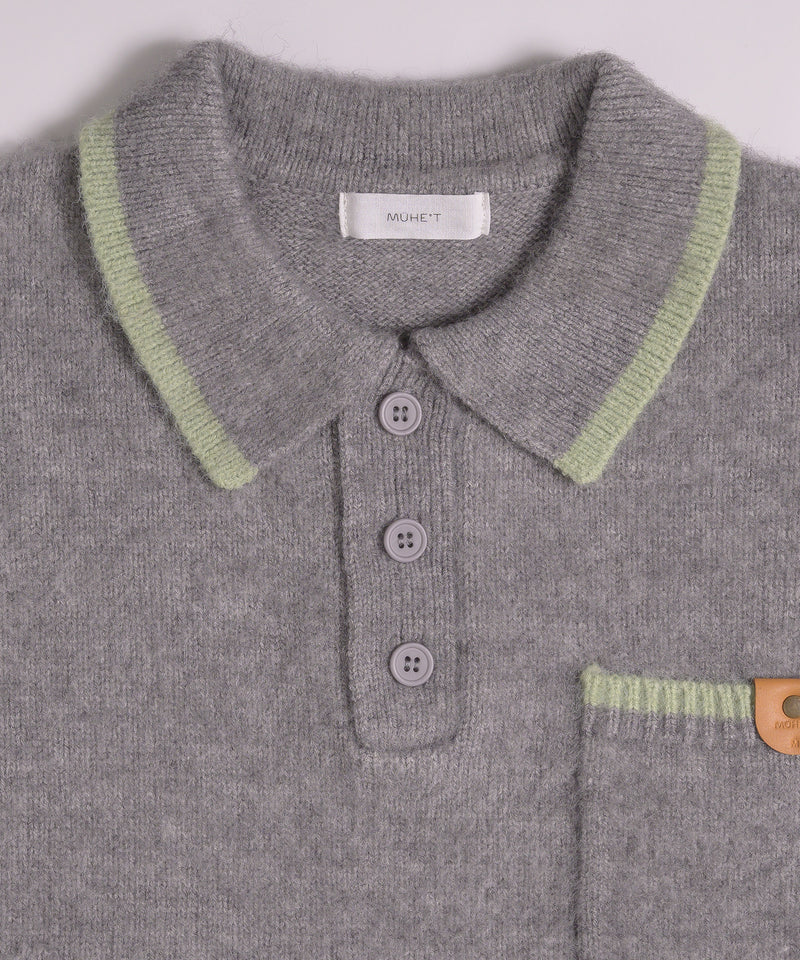 BRUSHED COLOR KNIT POLO