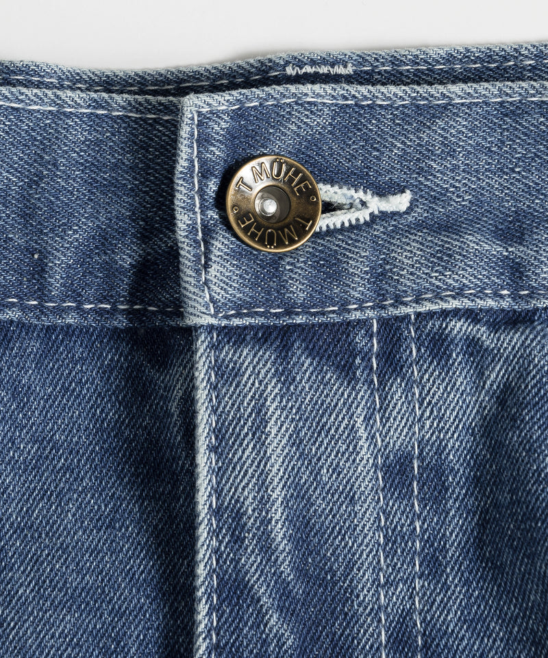 CENTER PRESS DENIM PANTS