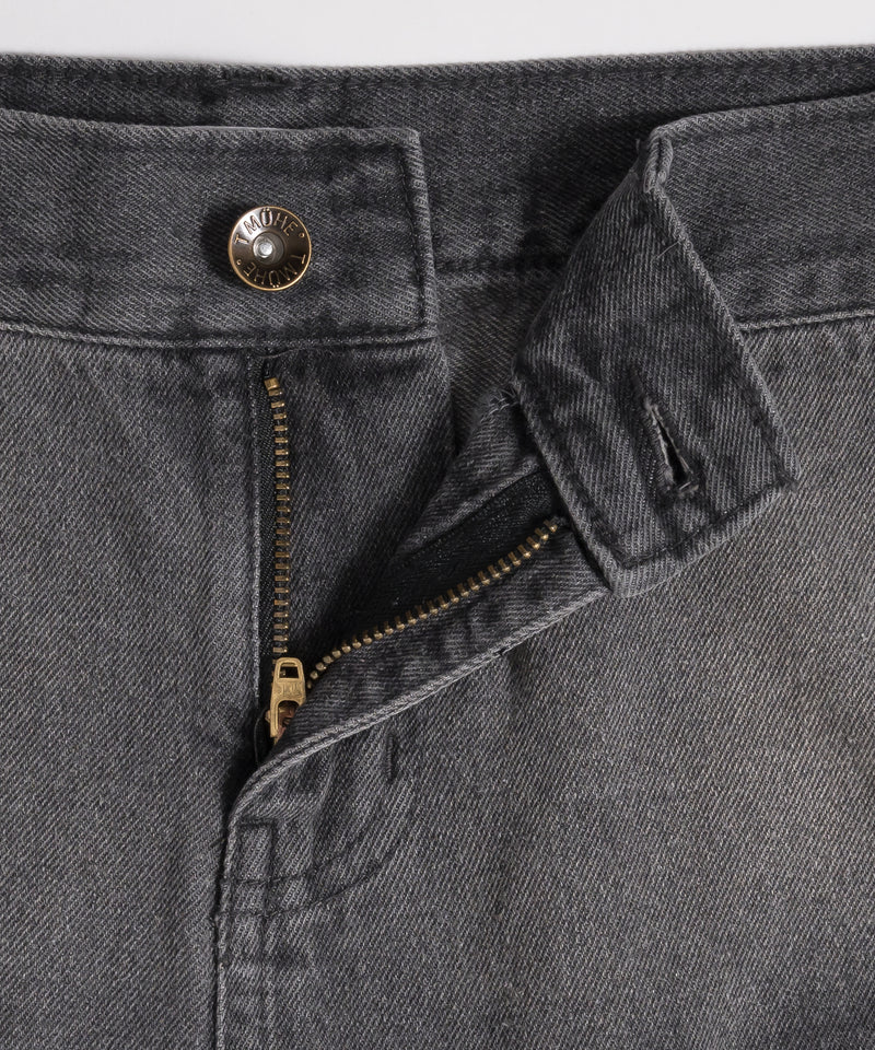 SLASH POCKET DENIM PANTS