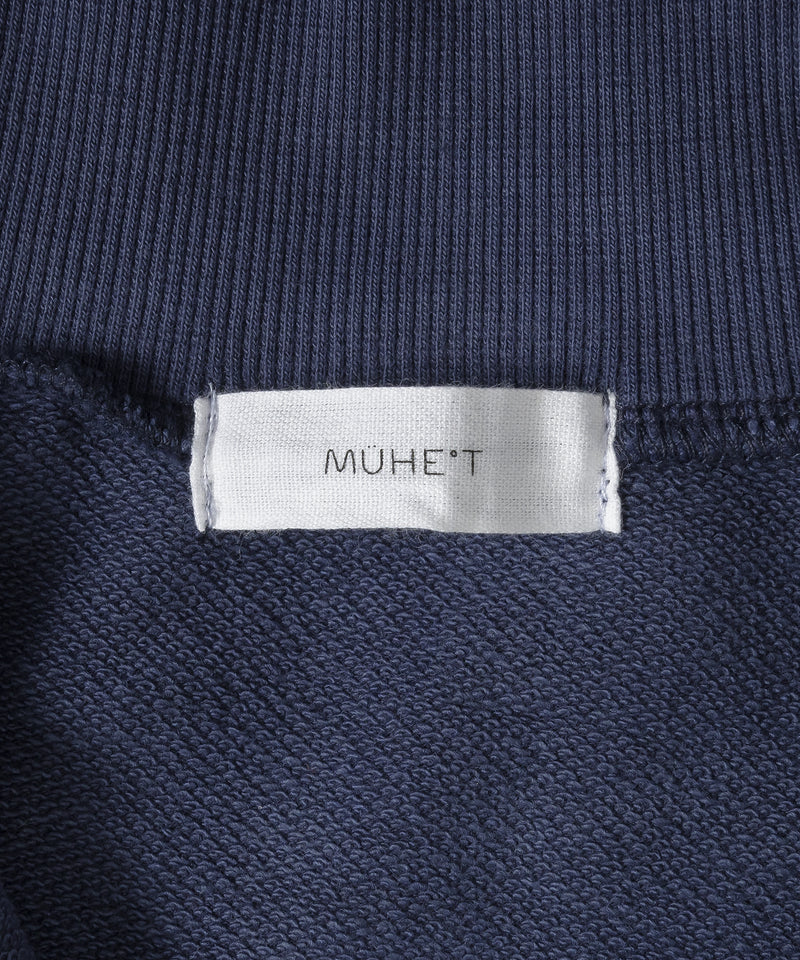 【一部予約商品】HALF ZIP PIGMENT SWEAT ※12月下旬予定