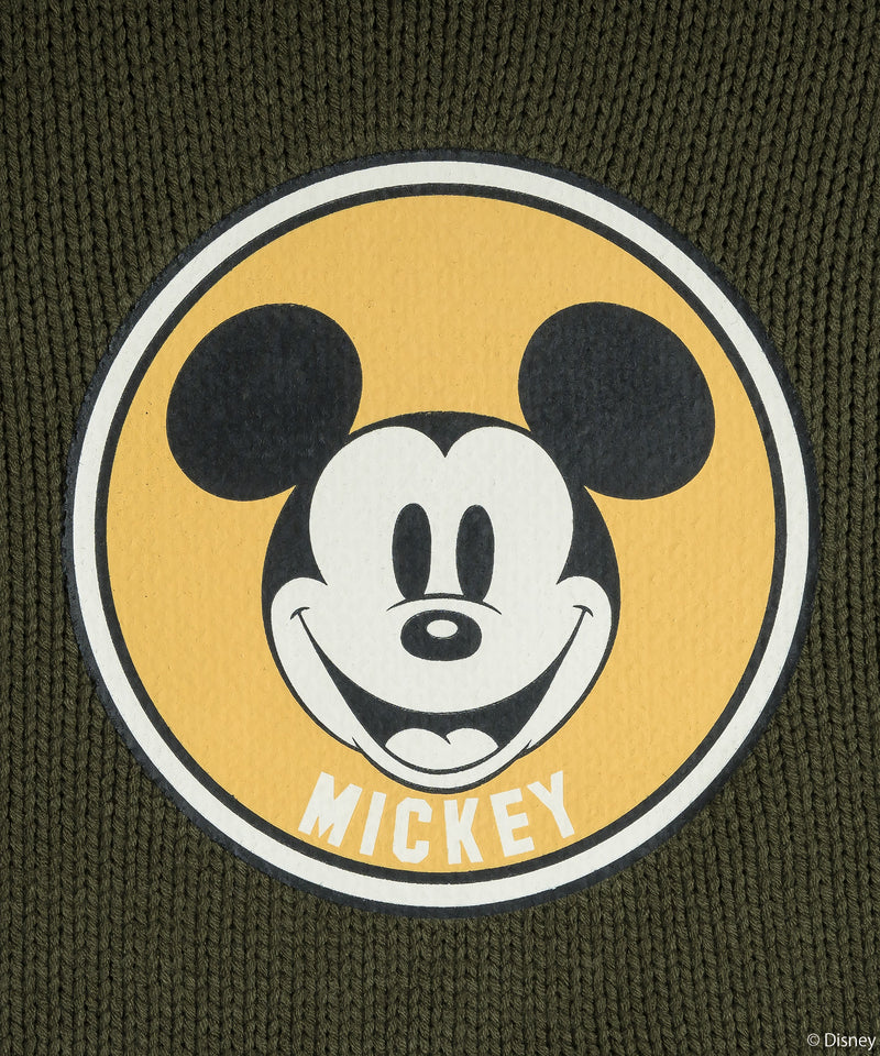 【DISNEY】MICKEY / PRINT KNIT PULLOVER