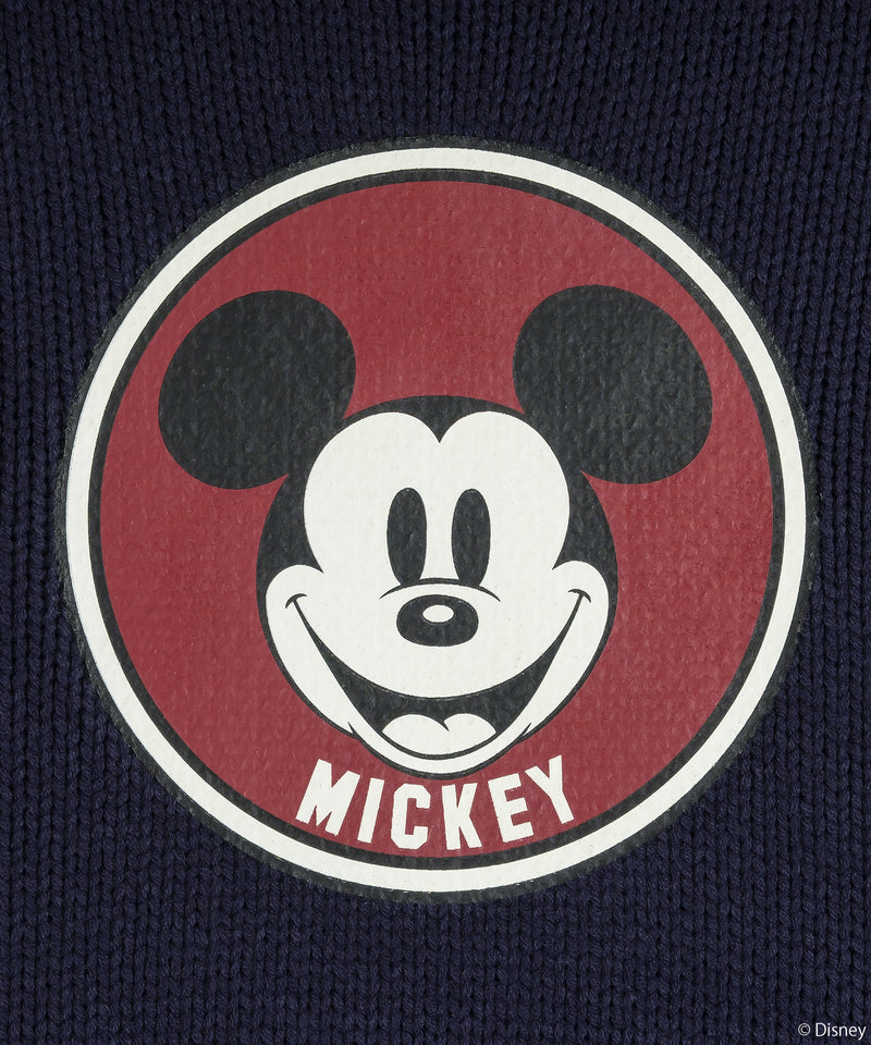 【DISNEY】MICKEY / PRINT KNIT PULLOVER