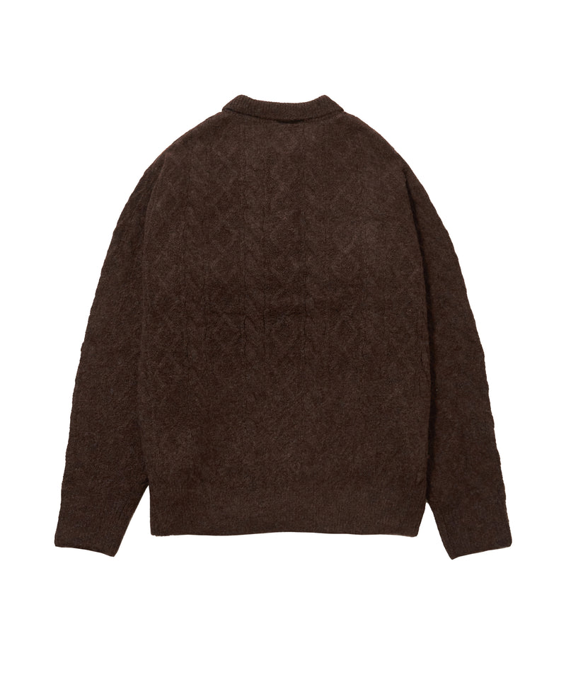 CABLE POLO KNIT