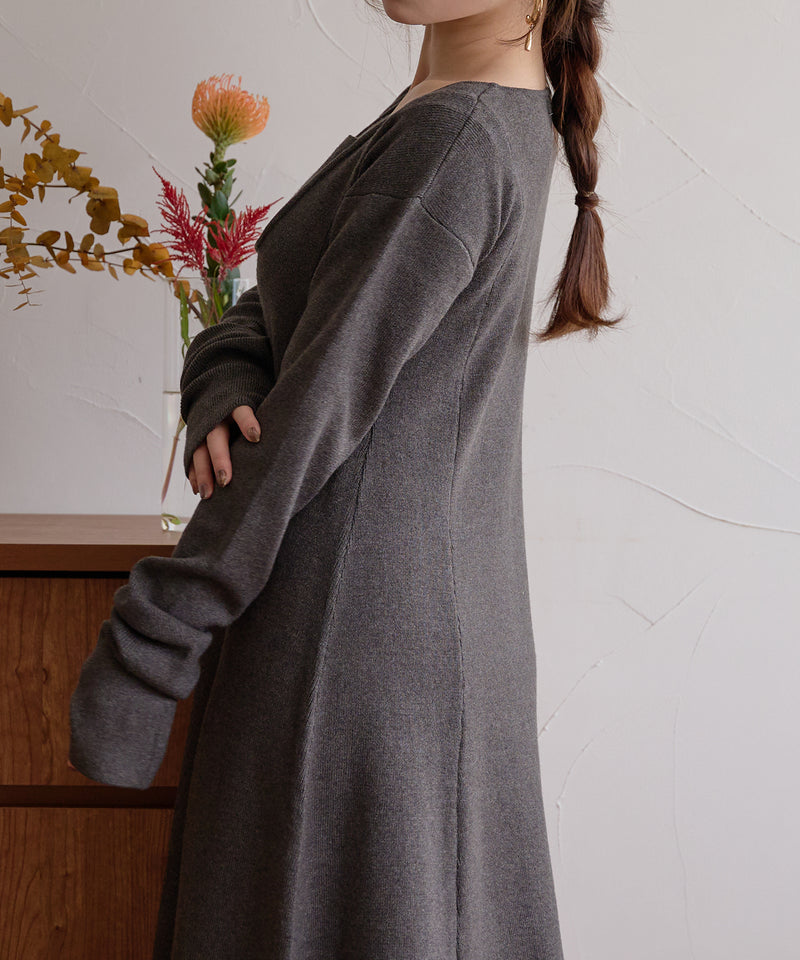 【予約商品】lady knit onepiece / レディーニットワンピース