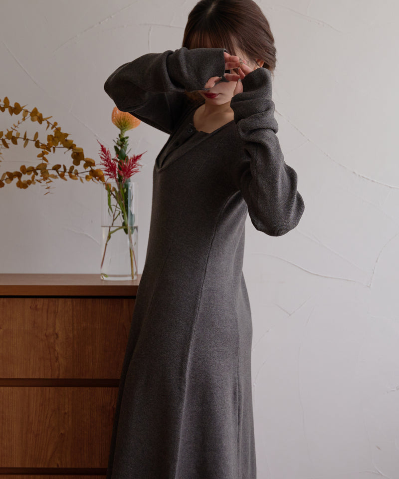 【予約商品】lady knit onepiece / レディーニットワンピース