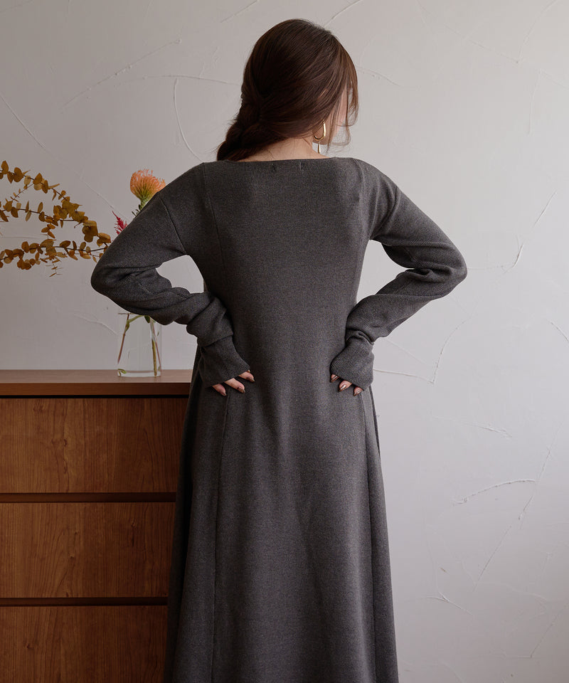 【予約商品】lady knit onepiece / レディーニットワンピース