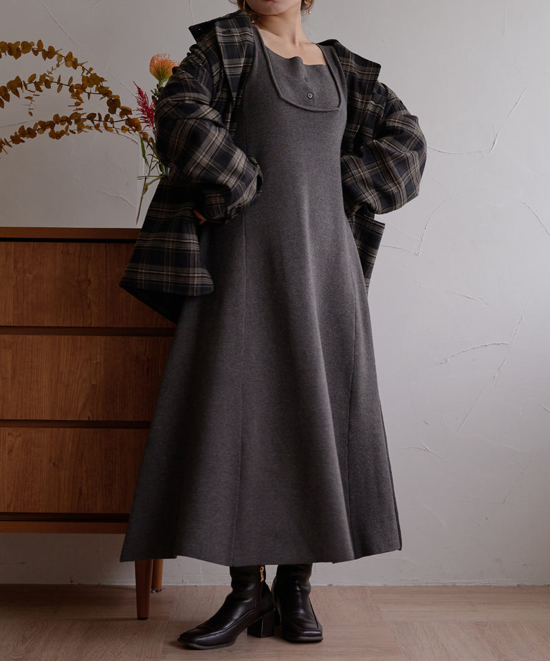 【予約商品】lady knit onepiece / レディーニットワンピース