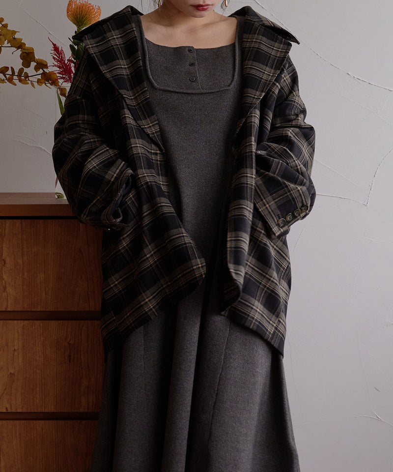 【予約商品】lady knit onepiece / レディーニットワンピース