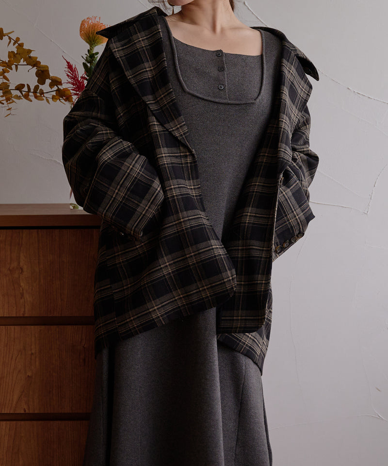 【予約商品】lady knit onepiece / レディーニットワンピース