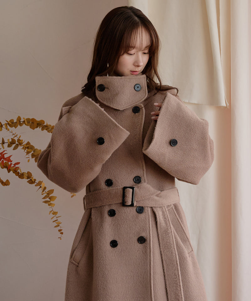 shaggy long coat / シャギーロングコート