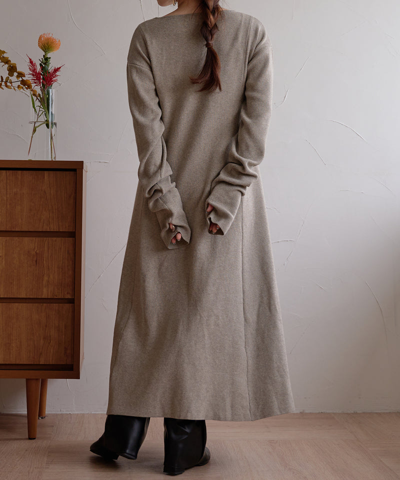 【予約商品】lady knit onepiece / レディーニットワンピース