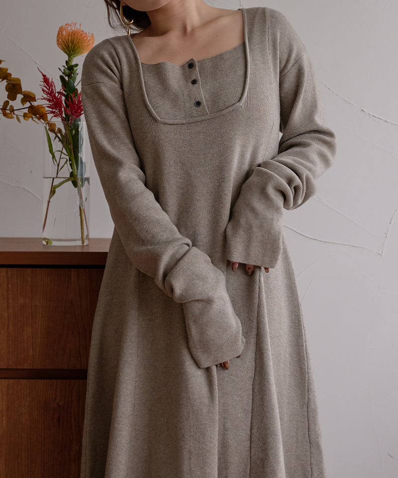 【予約商品】lady knit onepiece / レディーニットワンピース