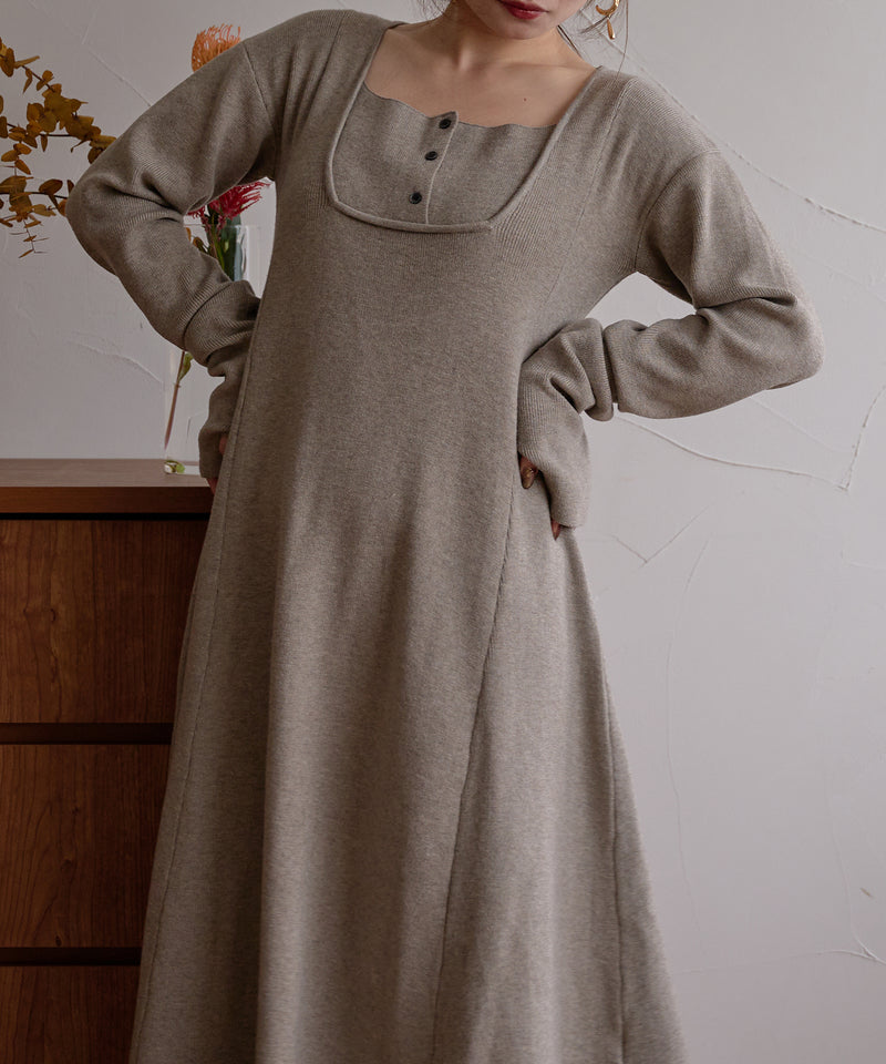 【予約商品】lady knit onepiece / レディーニットワンピース