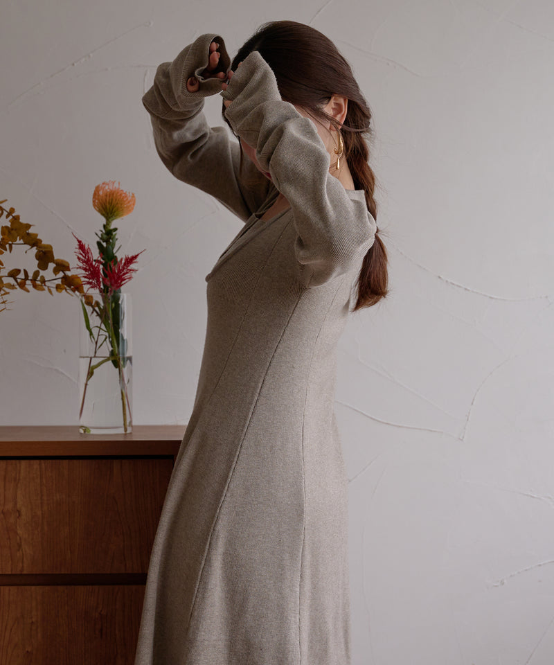 【予約商品】lady knit onepiece / レディーニットワンピース