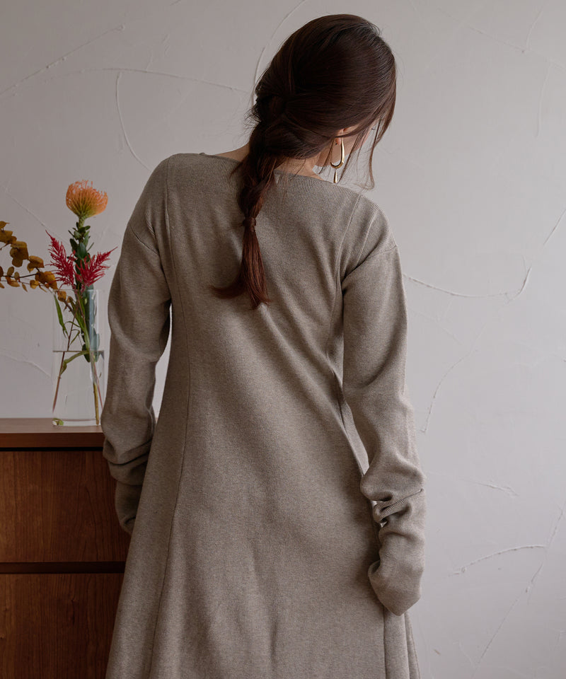 【予約商品】lady knit onepiece / レディーニットワンピース