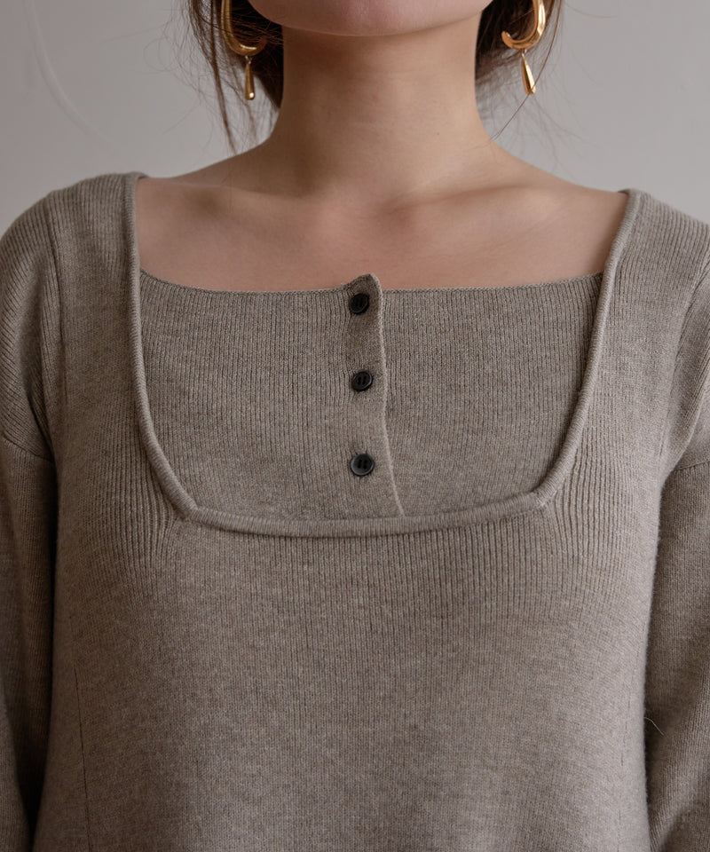 【予約商品】lady knit onepiece / レディーニットワンピース