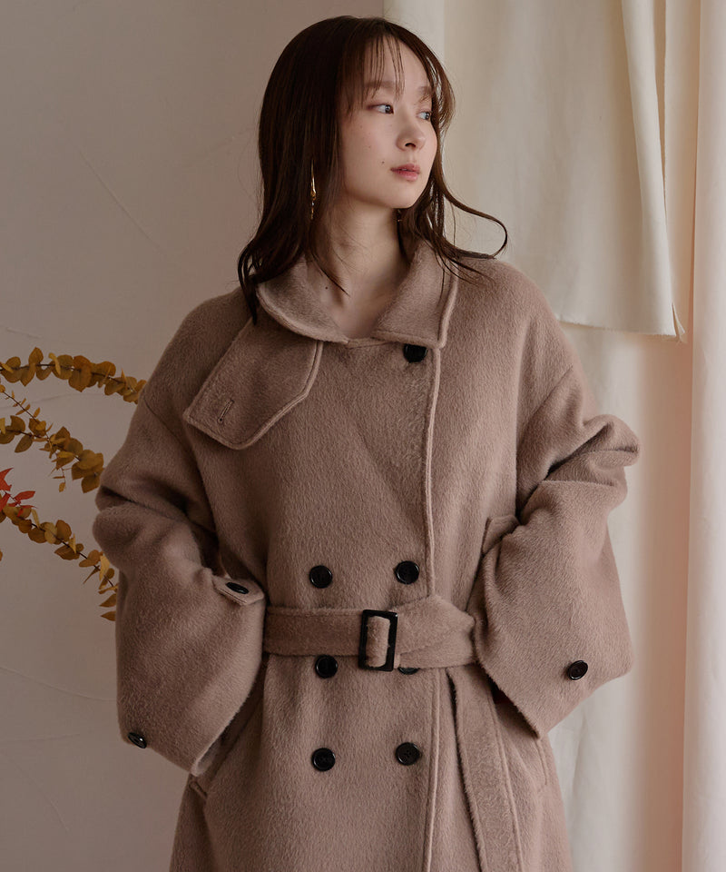 shaggy long coat / シャギーロングコート