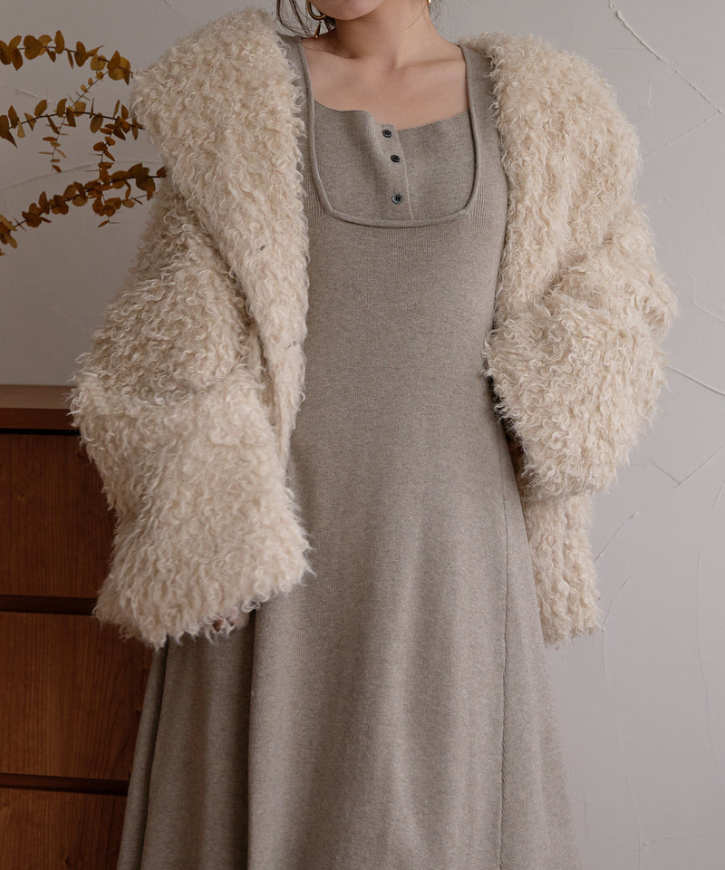 【予約商品】lady knit onepiece / レディーニットワンピース