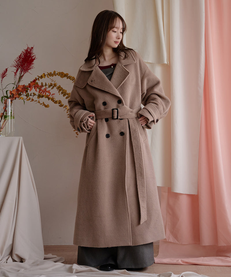 shaggy long coat / シャギーロングコート