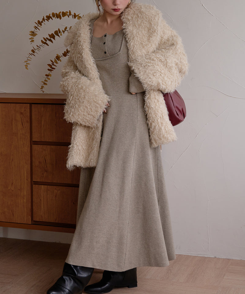 【予約商品】lady knit onepiece / レディーニットワンピース