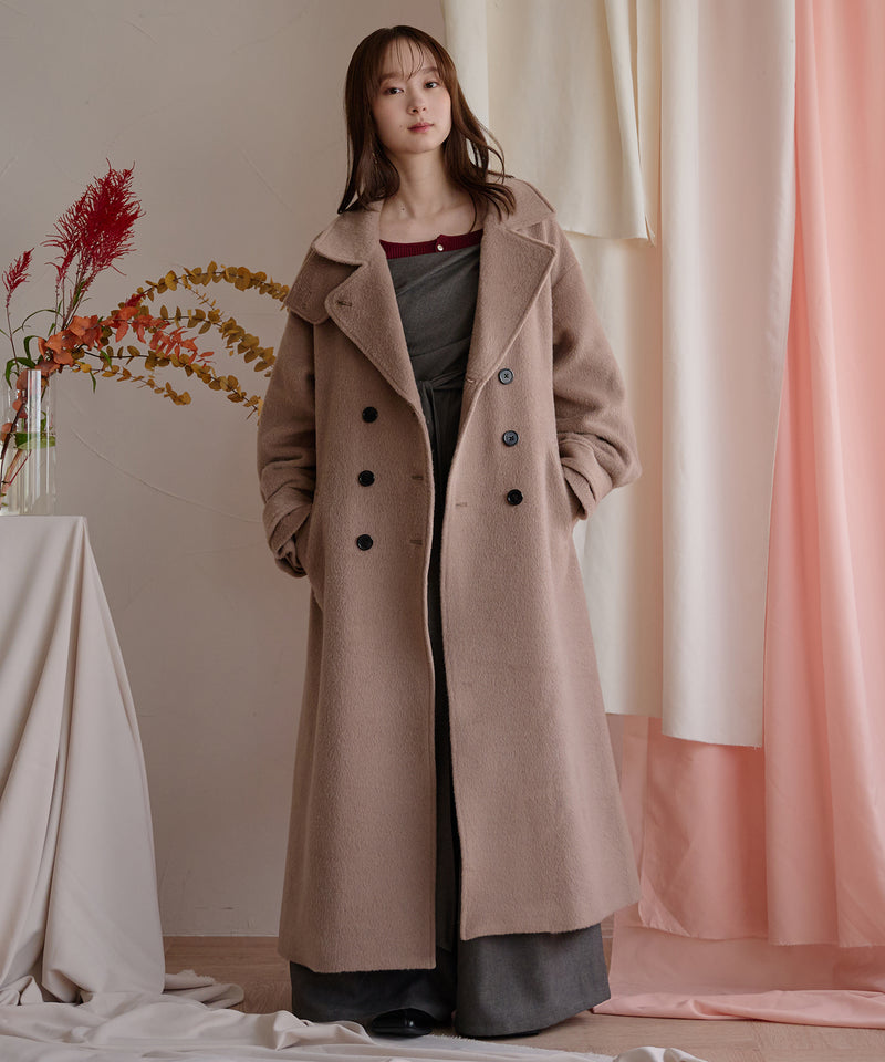 shaggy long coat / シャギーロングコート