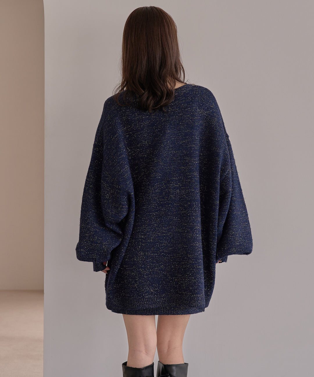 glitter melange knit ensemble / グリッターメランジニット