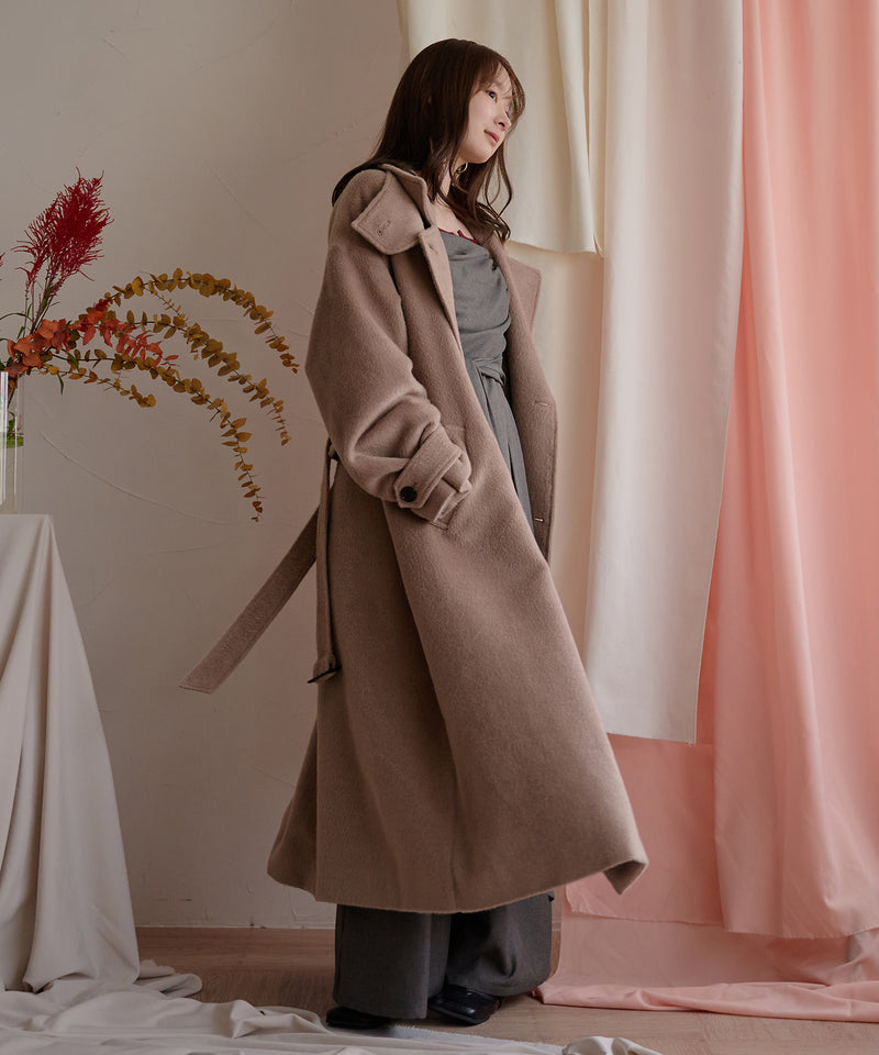 shaggy long coat / シャギーロングコート