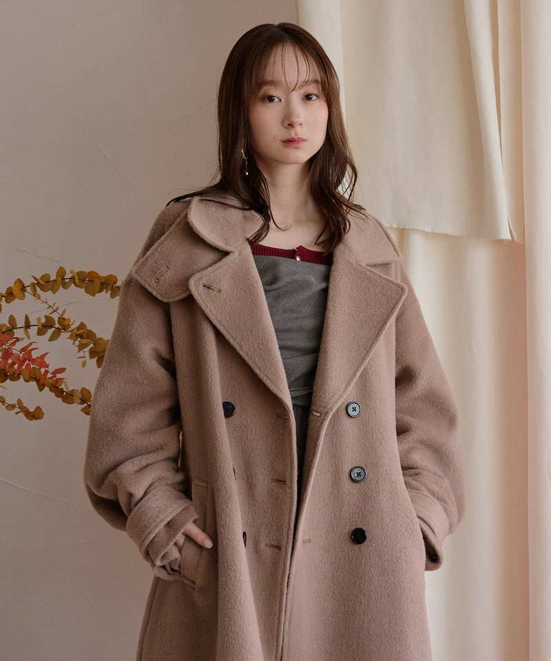 shaggy long coat / シャギーロングコート