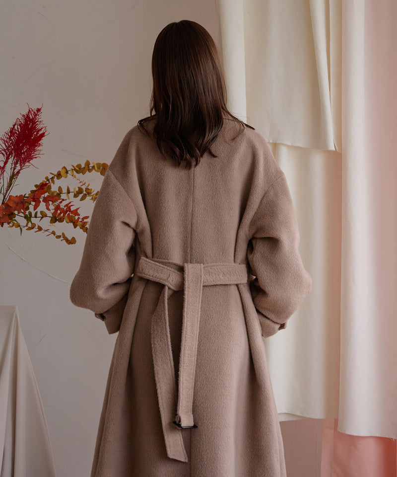 shaggy long coat / シャギーロングコート