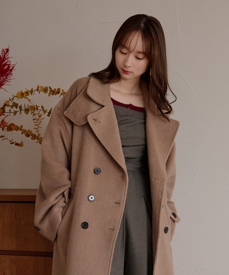 shaggy long coat / シャギーロングコート