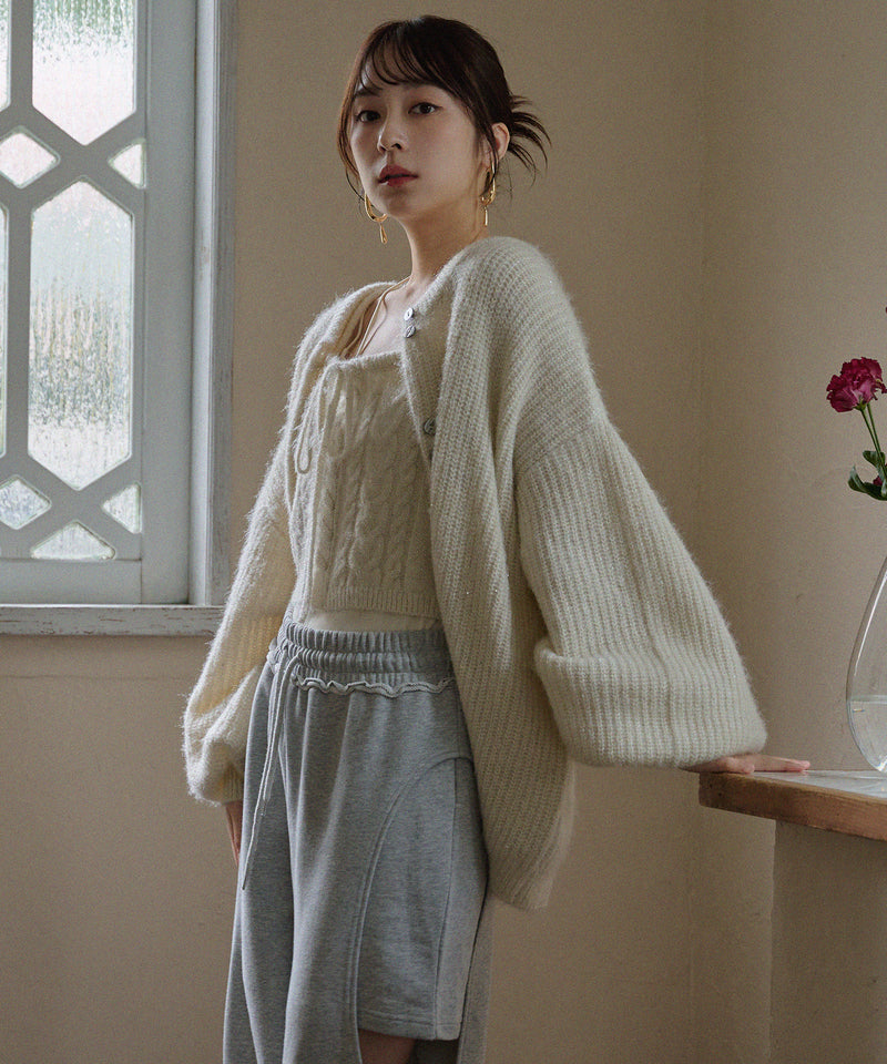 spangle knit ensemble / スパンコールニットアンサンブル