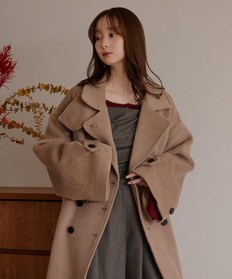 shaggy long coat / シャギーロングコート