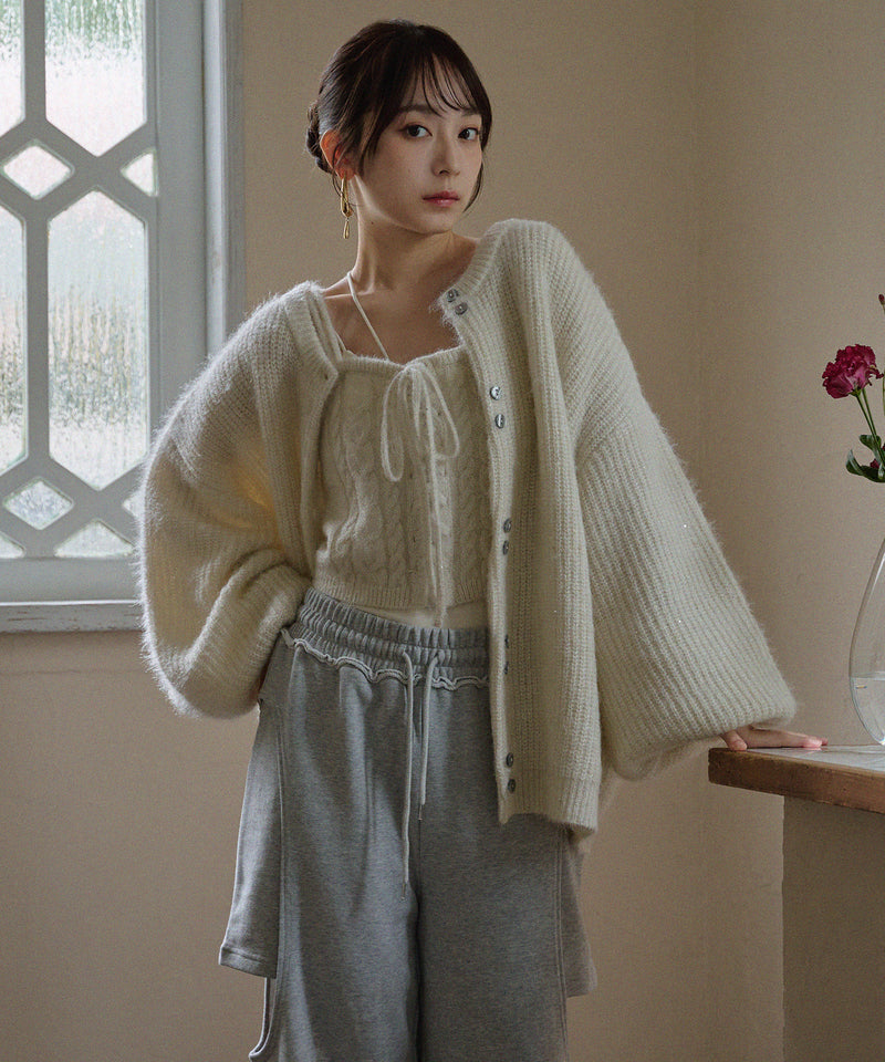 spangle knit ensemble / スパンコールニットアンサンブル