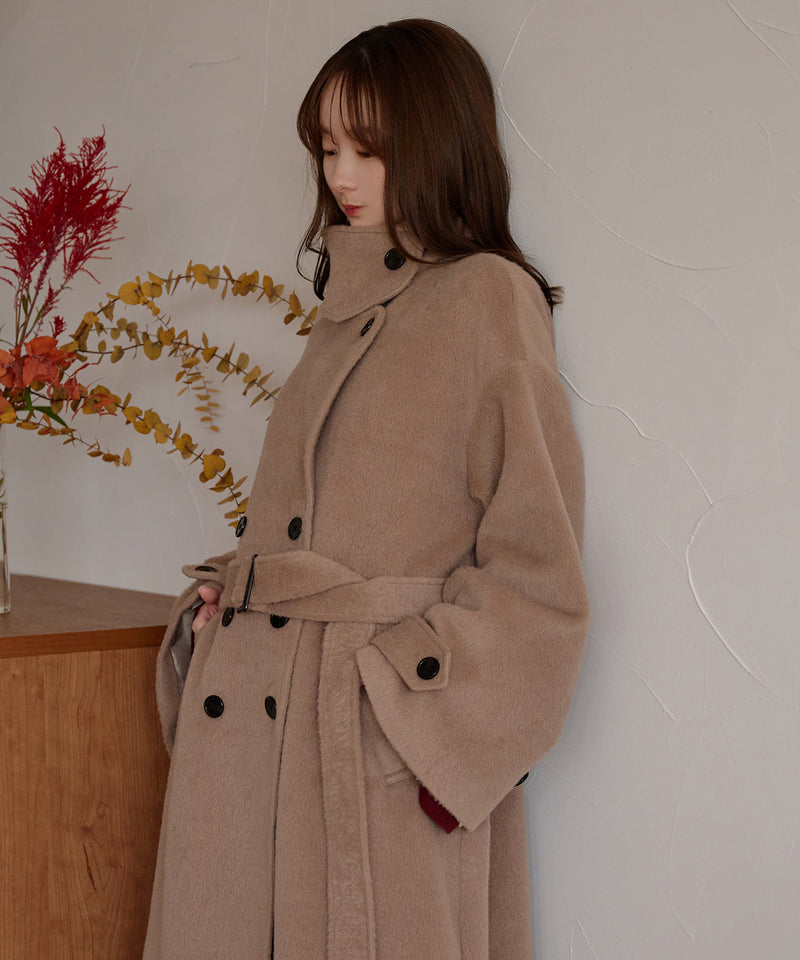 shaggy long coat / シャギーロングコート