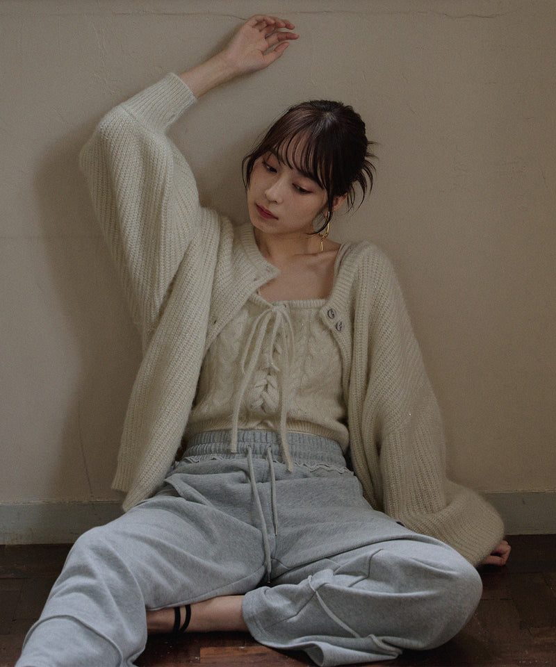 spangle knit ensemble / スパンコールニットアンサンブル