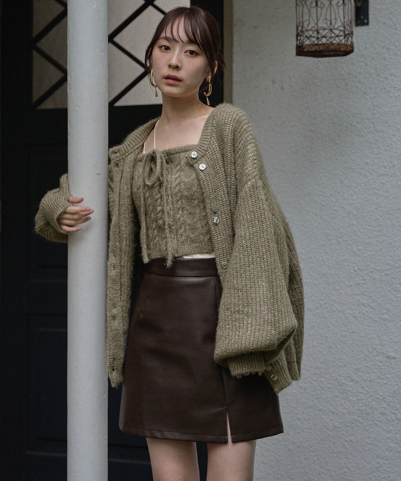 spangle knit ensemble / スパンコールニットアンサンブル